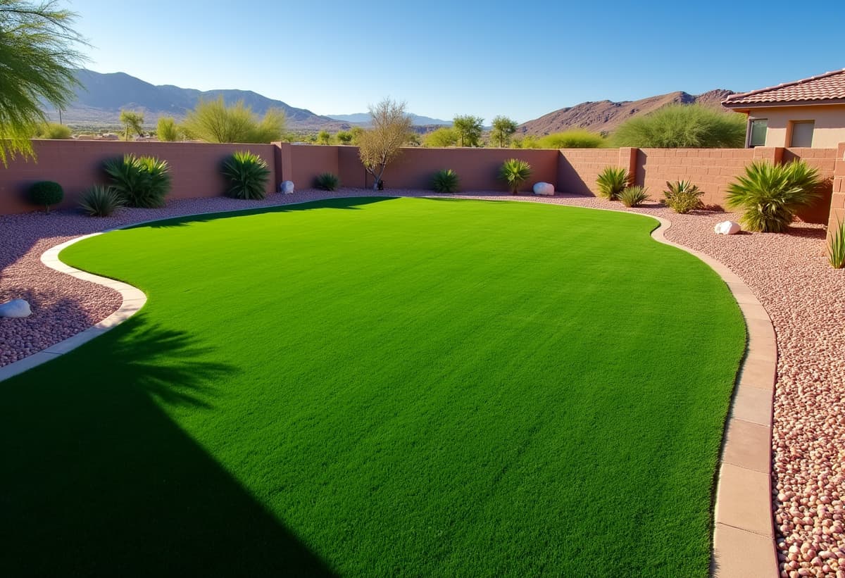 lush green lawn from professional sod installation in Tucson