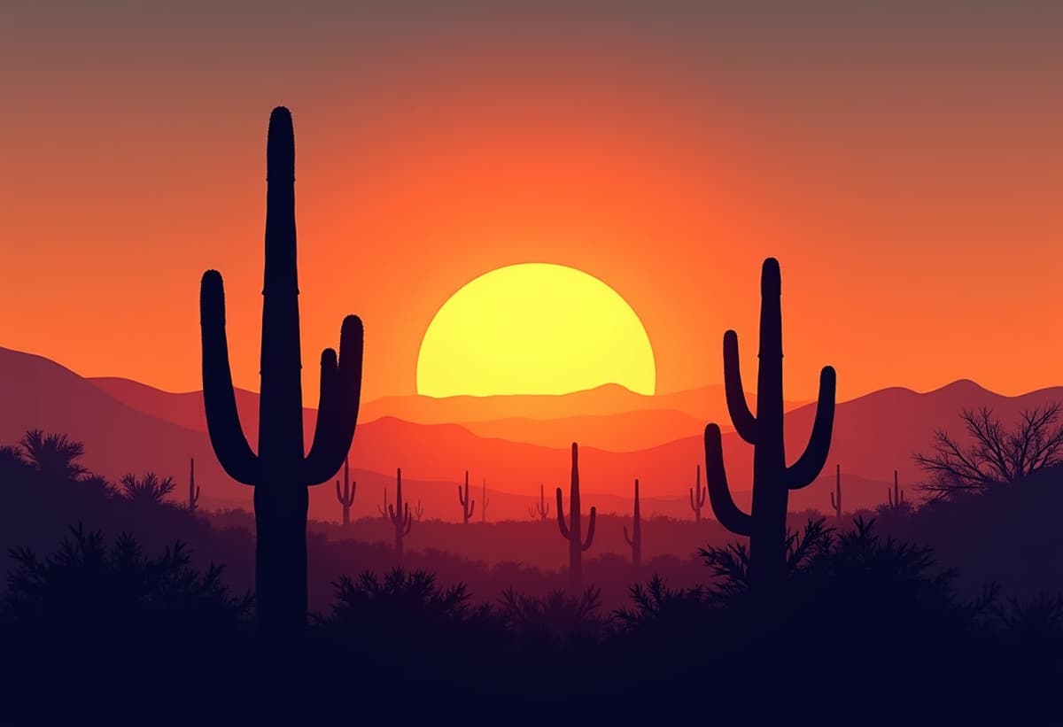 Tucson landscaper working on yard cleanup