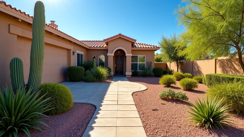 Cleaned up backyard after professional yard cleanup and landscaping