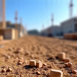 Construction site in Vail, AZ, after thorough debris removal and cleanup, showcasing a spotless and ready-to-use property. This image confirms successful post-construction waste disposal and site preparation.