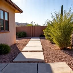 After yard cleanup and debris hauling in Casas Adobes