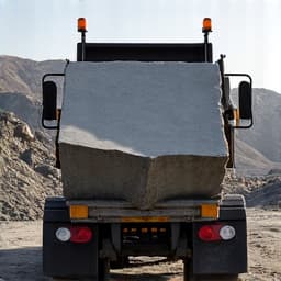 Concrete hauling in Catalina Foothills, featuring the removal of an old patio slab