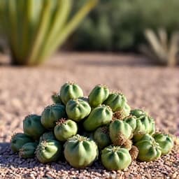 Desert landscaping maintenance in Green Valley, including cactus debris removal for a tidy appearance
