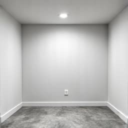 Empty basement after efficient furniture hauling in Tucson