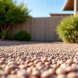 Residential yard cleanout service in Tucson, showing removal of junk, green waste, and old furniture