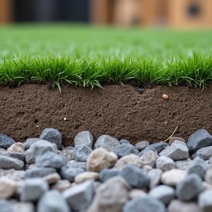 artificial turf drainage system sub base installation Tucson Arizona