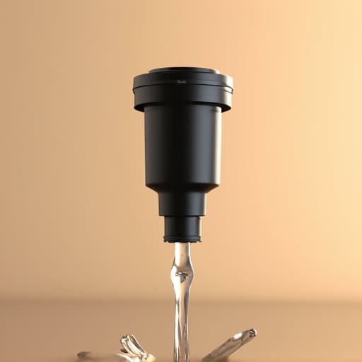 Drip irrigation emitters at the base of desert plants in Tucson