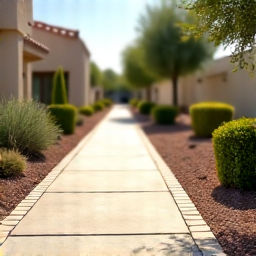 After commercial yard cleanup in Casas Adobes, La Canada Blvd