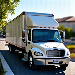 Fully loaded junk removal truck departing from Sahuarita