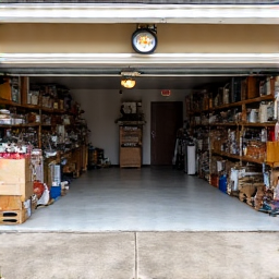 Before: Cluttered garage awaiting an estate cleanout in Tucson