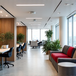 Modern commercial office space after old furniture disposal in Tucson
