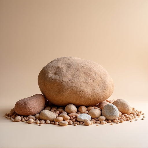Oro Valley desert landscaping with decorative boulders and river rock near Pusch Ridge