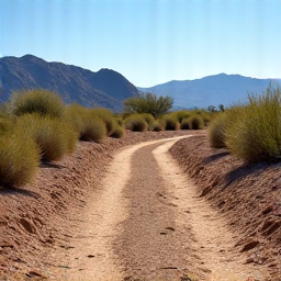 Desert lot after professional brush clearing in Marana