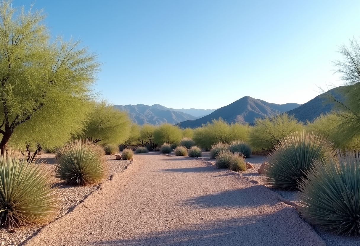 Cleaned up desert yard in Saddle Brook, Arizona