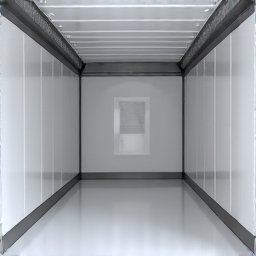 Interior of a sanitized junk removal truck, ready for clean hauling