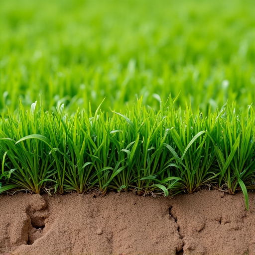 freshly installed sod in tucson desert landscaping