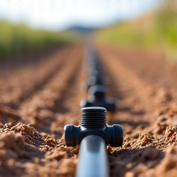 In Progress: Technicians working on irrigation system connections in Vail.